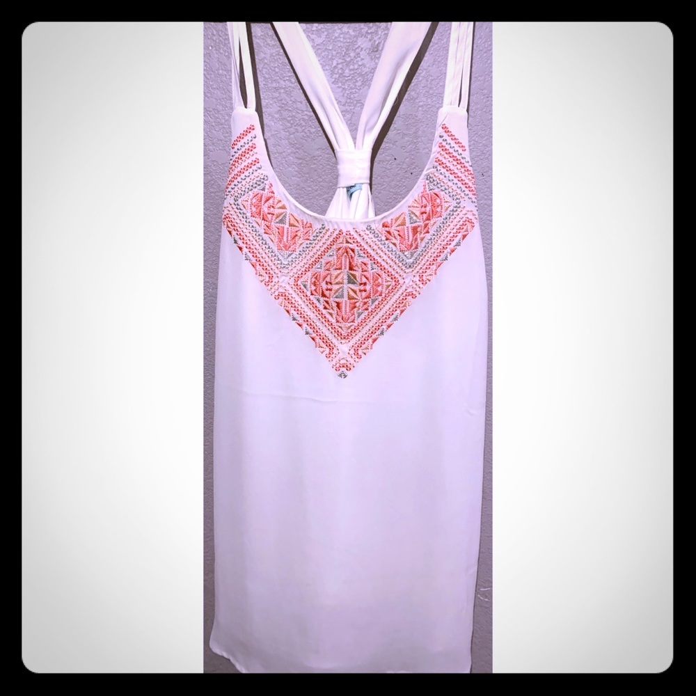 Aztec patterned halter tank